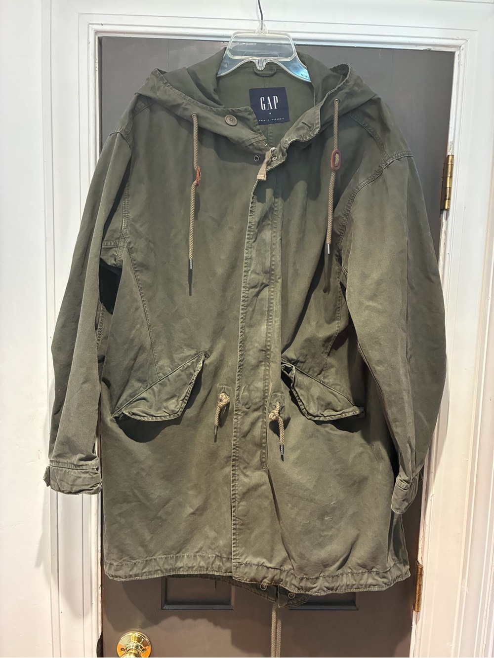 Men's Hooded Field Jacket fishtail parka green